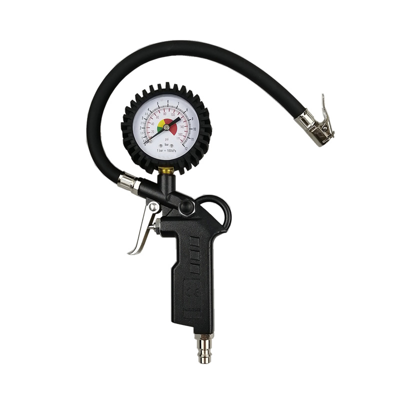 Tire Inflator Gun With Gauge