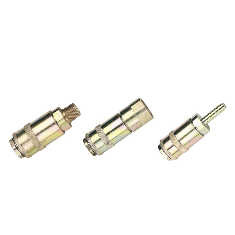 UK Style Air Quick Connect Couplings, Single Action